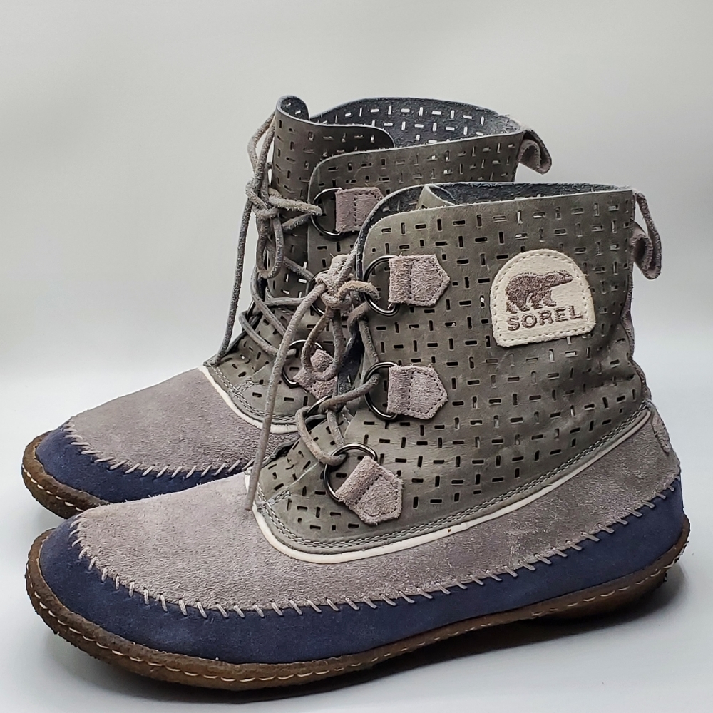 Sorel Joplin suede mocassin boots size 10.5